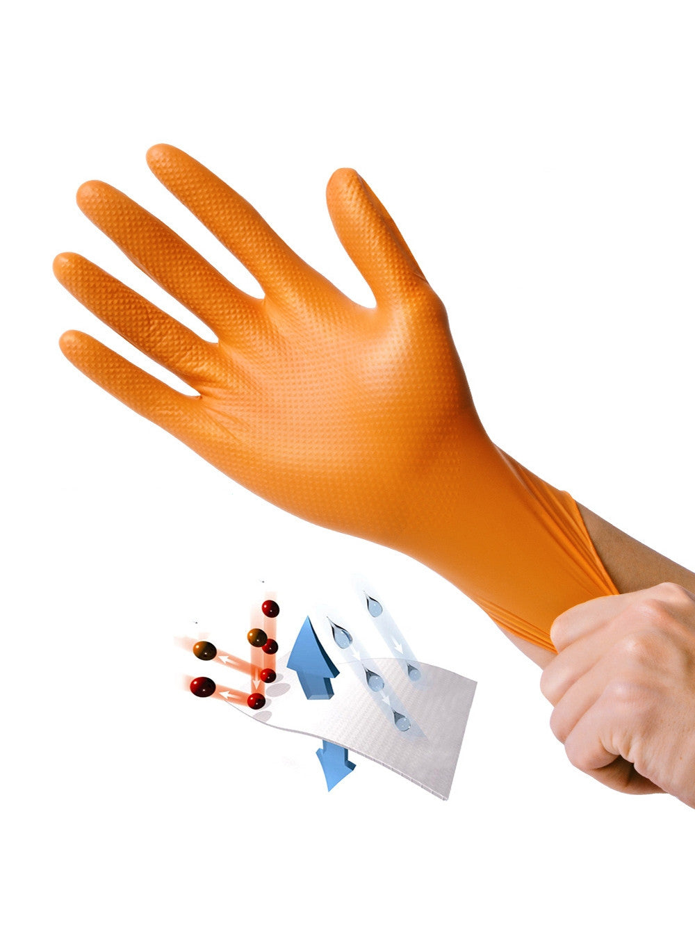 Rubber gloves labor protection protective gloves