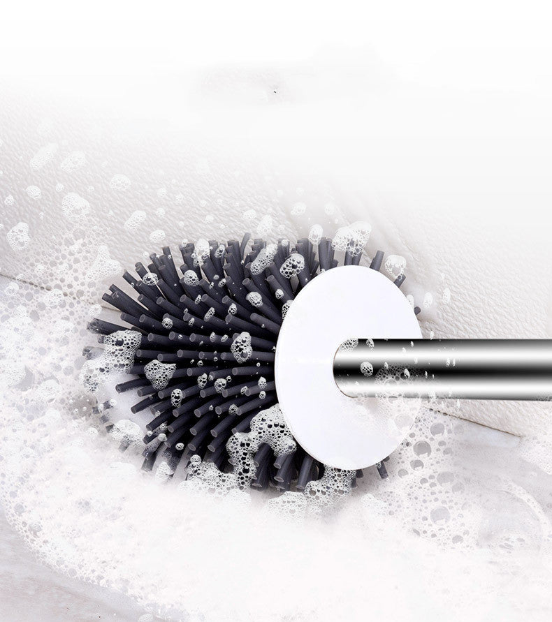 Toilet cleaning brush set round-bottomed toilet brush