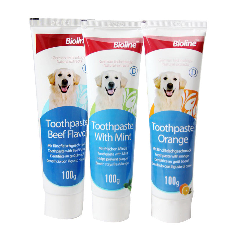 Dog toothpaste for pet toothpaste