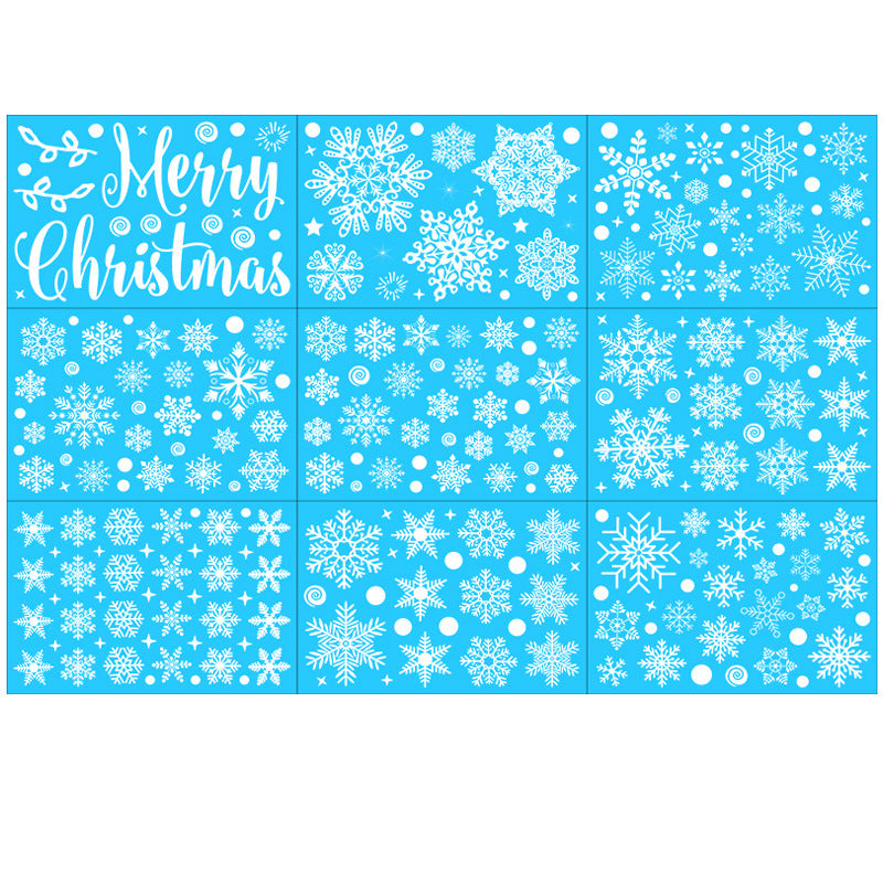 Christmas Static Window Sticker Beautify Snowflake Wall Decals