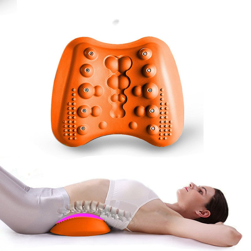 Lumbar Support Pillow For Lower Back Pain Relief Lower Back Stretcher Massager For Chronic Lumbar Pain Relief & Herniated Disc