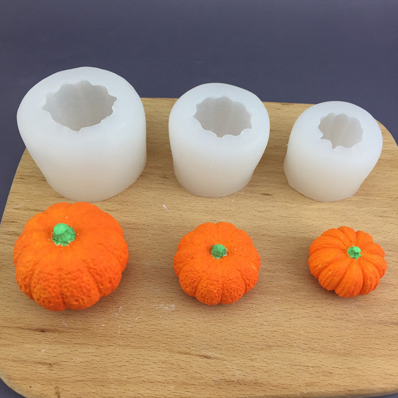 3D Halloween Pumpkin Shape Silicone Mold