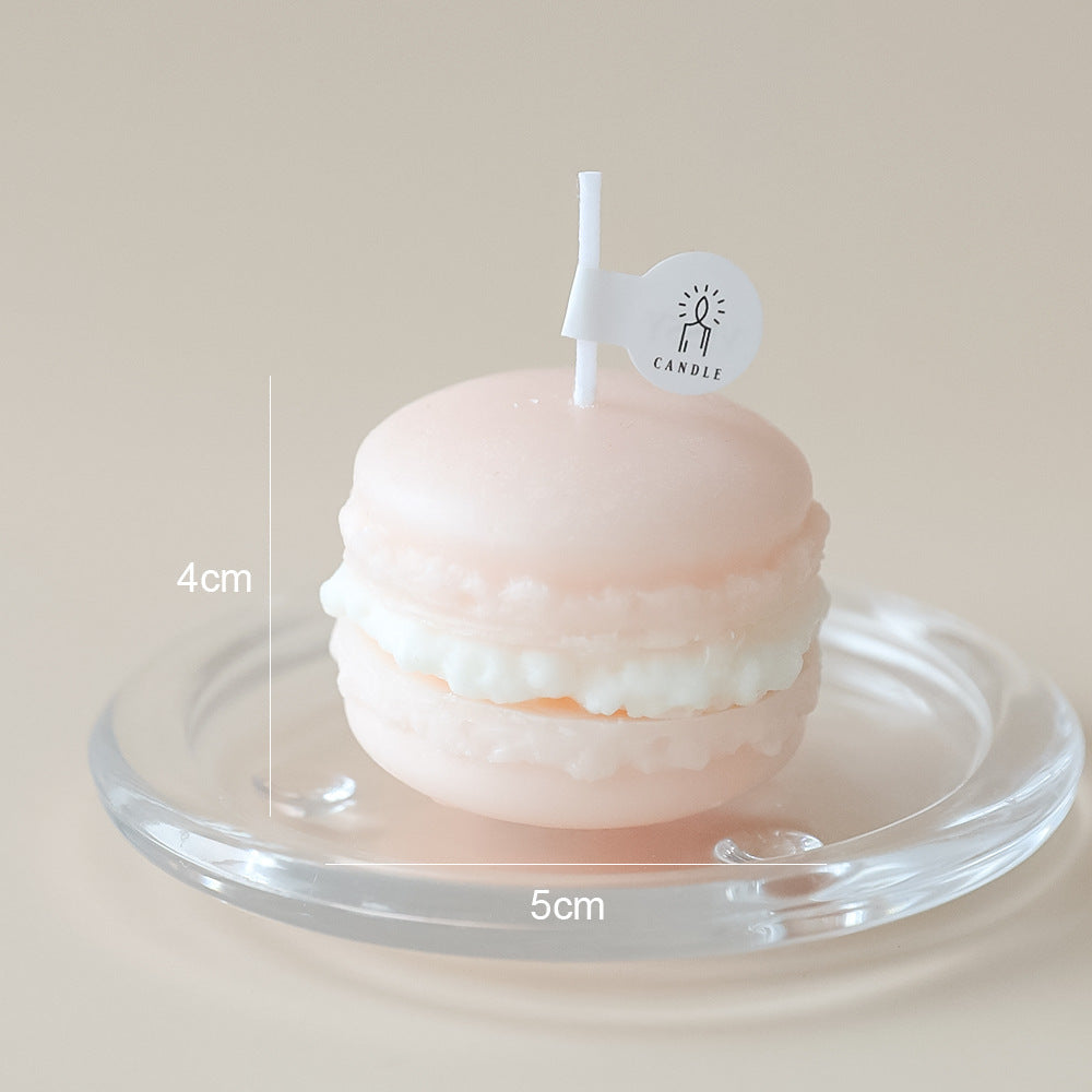 Macaron Scented Candle Photo Props