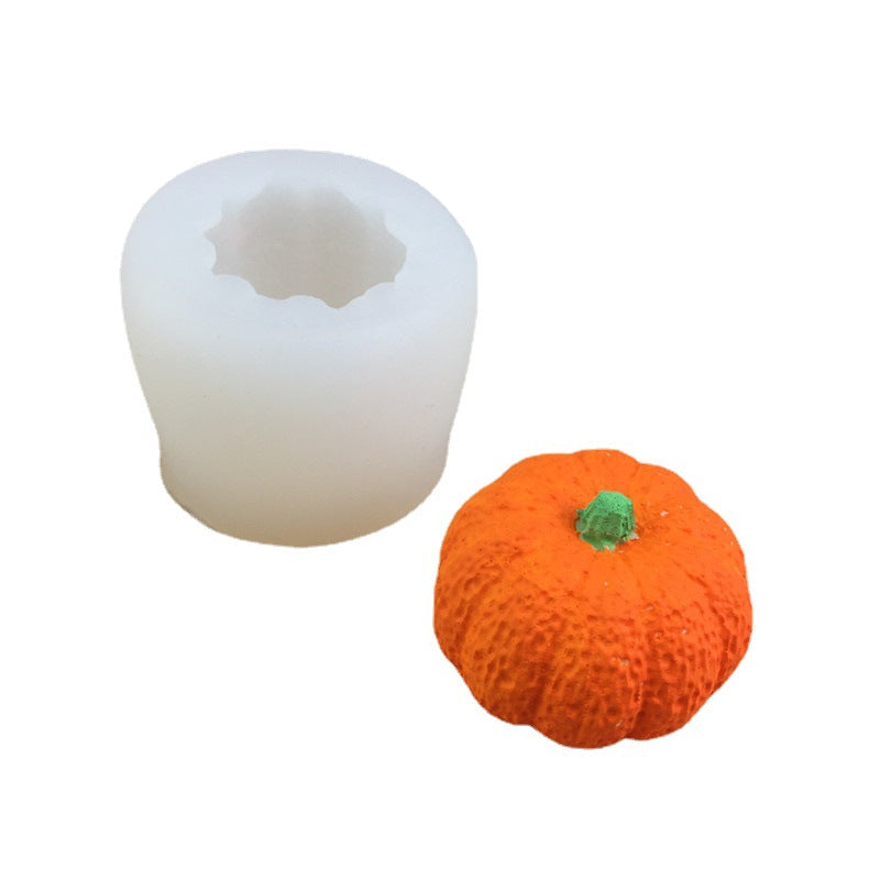 3D Halloween Pumpkin Shape Silicone Mold