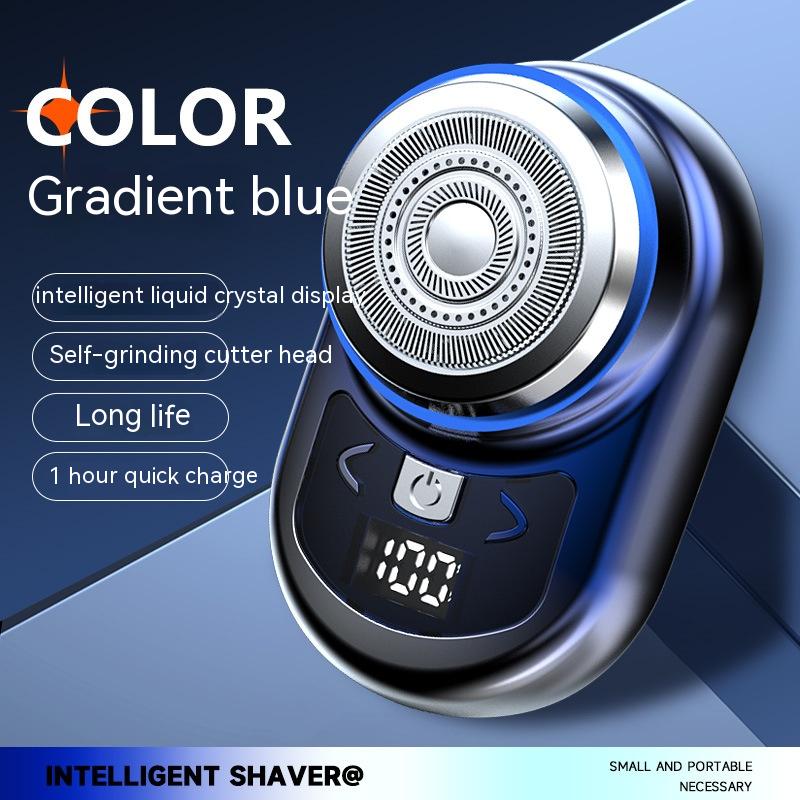 Battery Display Mini Men's USB Electric Shaver