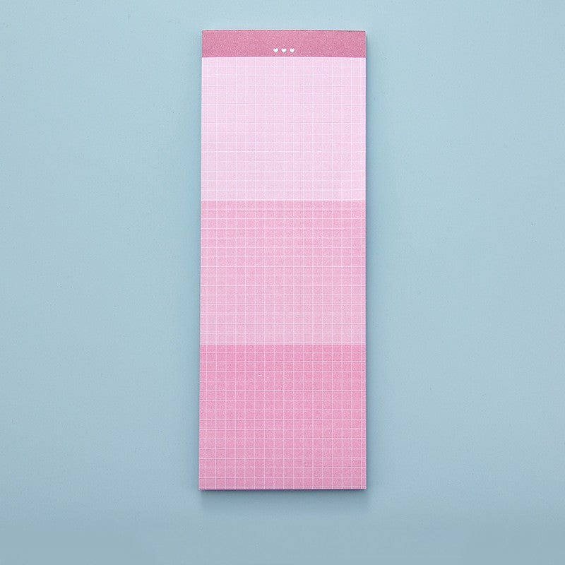 Gradient Colored Long Note Pad