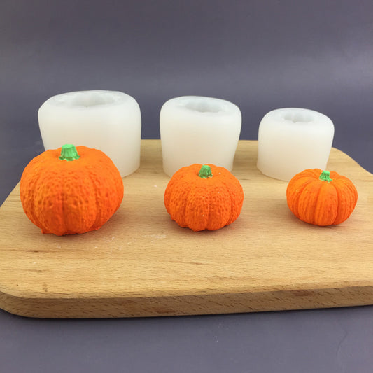 3D Halloween Pumpkin Shape Silicone Mold