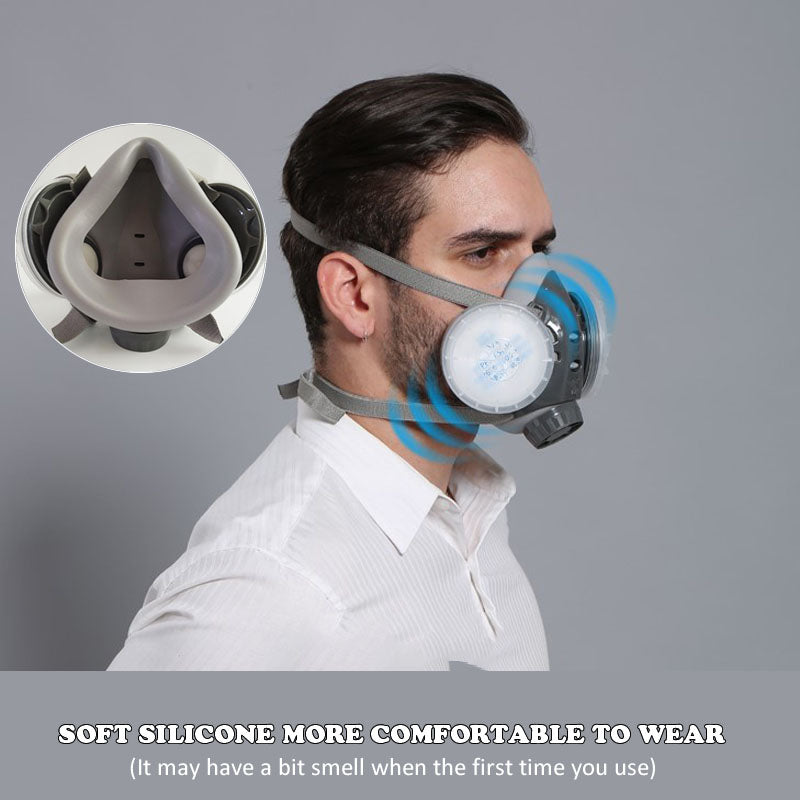 Silicone dust mask