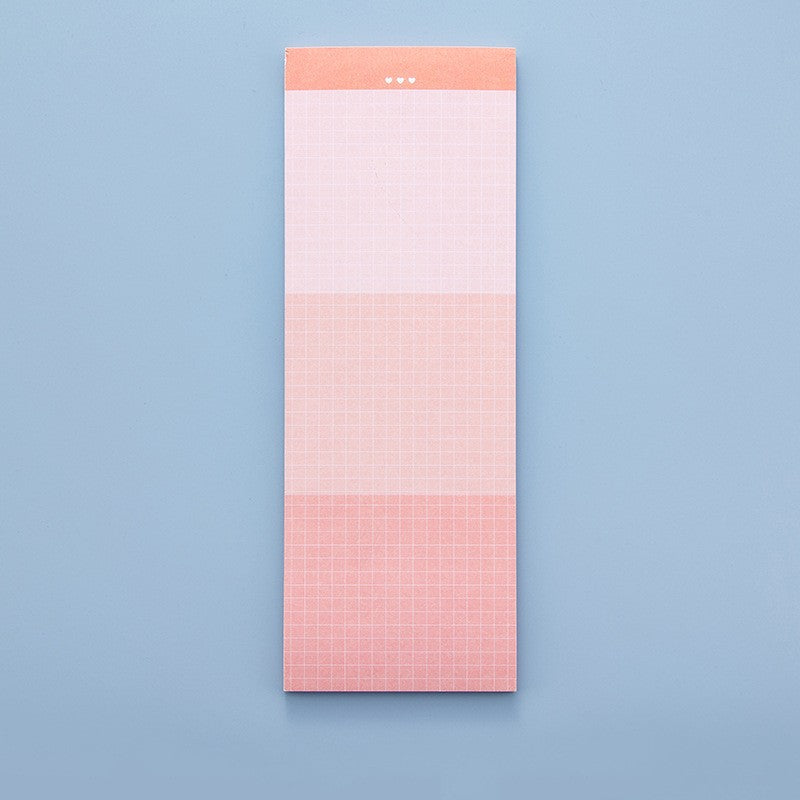 Gradient Colored Long Note Pad