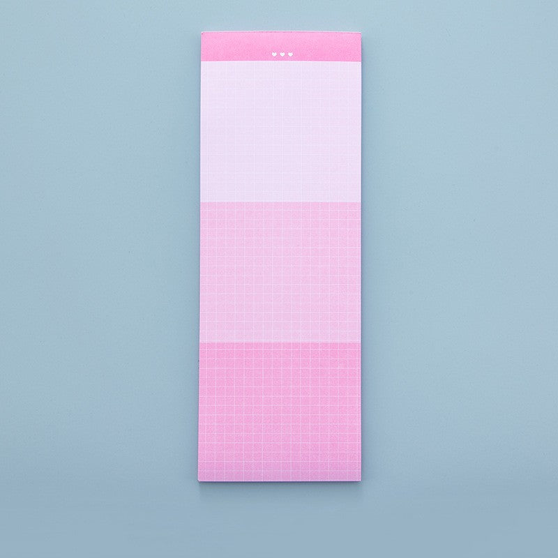 Gradient Colored Long Note Pad