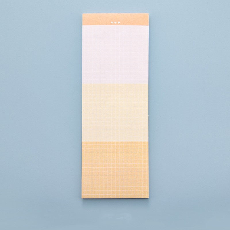 Gradient Colored Long Note Pad